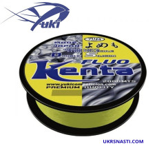 Леска Yuki Kenta Fluo Line размотка 2000м флуоресцентно-жёлтая